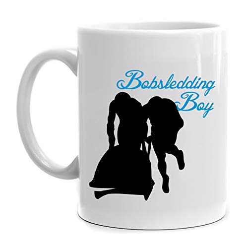 Eddany Bobsledding boy Mug 11 ounces