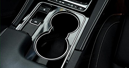 Interior Accessories Water Cup Cover Trim Matte For Jaguar XE X760 2015 2016