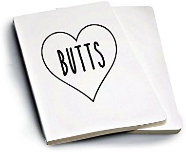 Black and white Butts Moleskine sketchbook