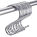Z ZICOME Stainless Steel S Shaped Hooks for Closet Kitchen Garden Storage Organization, Silver, 12 Pack
