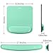 NEX Ergonomic Mouse Pad with Wrist Support, Memory Foam Keyboard Wrist Rest for Computer, Laptop(Mint Green)
