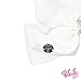 JoJo Siwa Signature Collection White Hair Bow and Studded Silver Bow Pendant Necklace Gift Set (See More Designs and Colors)