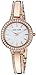 Anne Klein Women's AK/3354RGST Premium Crystal Accented Gold-Tone Watch and Bangle Set