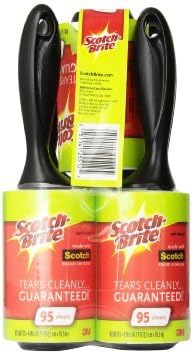 Scotch-brite Lint Roller, 5 Count, 95 Sheets (70 sheets)