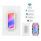 Dimmer Smart Switch, Smart Wifi Light Switch With Scene Light, FREECUBE Smart Switch Compatible with Alexa, Google home and IFTTT, RGB Alexa Switch No Hub required, Easy and Safe installation, 1 Pack