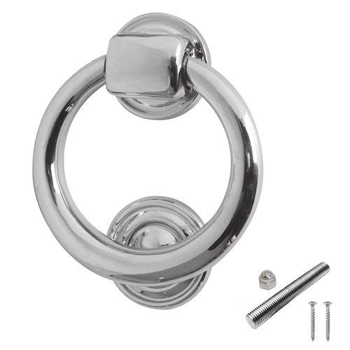 3XRing Shaped Door Knocker Polished Chrome