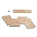 YOGABODY Birch Wood Parallettes (Set of 2) | Beautiful, Smooth, Non-Slip Yoga & Gymnastic Training Tool for L-Sits, Lolasana, Handstand Pushups, Jump Backs & More