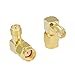 Boobrie 90 Degree Reverse Polarity SMA Coax Adapter RP SMA Male to RP-SMA Female Right Angle Connector for Audio FPV Drone Antennas Radio Video 2-Pack