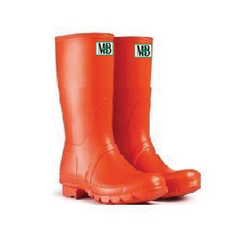 Moneysworth & Best Kid's Rubber Rain Welly Boots, 4, Orange - Thumbnail 2