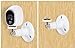 Security Wall Mount- Adjustable Indoor/Outdoor Mount Compatible With Arlo, Arlo Pro, Arlo Pro 2 and Other Compatible Models — by Dropcessories (3 Pack, White)