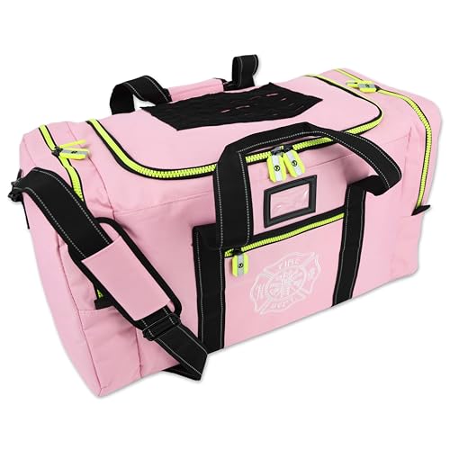 Lightning X Value Firefighter Turnout Gear Bag w/Maltese Cross - Pink