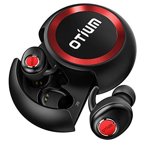 Wireless Earbuds,Otium Soar True Bluetooth Headphones Wireless Earphones Bluetooth 5.0 Auto Pairing HiFi Stereo Sound Sweat Proof Headset with Stylish Charging Case【Updated Version】