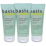 Basis Cleaner Clean Face Wash 6 Fluid Ounce (Pack of 3)