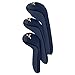 Stealth Club Covers 19060 Set 1-3-5 Golf Club Head Cover, Navy Blue Solid/Black Trim