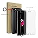 iPhone 7, iPhone 8 Case, NOHON Slim Fit Ultra-Thin Case Lightweight, [Magnetic Adsorption Technology] [Metal Frame] [Clear Back] [Support Wireless Charging] for iPhone 7/8 (Black)
