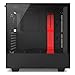 NZXT H500i - Compact ATX Mid-Tower PC Gaming Case - RGB Lighting and Fan Control - CAM-Powered Smart Device - Enhanced Cable Management System – Water-Cooling Ready - Black/Red - 2018 Model