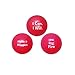 Pure Origins | Motivational Stress Balls | Gift 6 Pack | Fidget Accessory for Stress Relief, Special Needs, Concentration, Anxiety, Motivation, ADHD, ADD, Autism and Team Building (Coral)