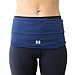 Limber Stretch Travel Money Belt Unisex, Running Belt, Insulin Pump Fanny and Hiking Waist Pack with Key Clip | Large Sweatproof Security Pocket Fits All iPhones, Passports | Extra Wide Spandex