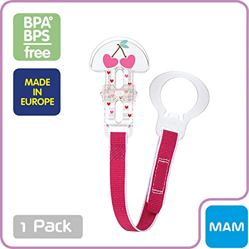 MAM Animal Design Collection Pacifier Clip (1Pack), Clip for Pacifiers