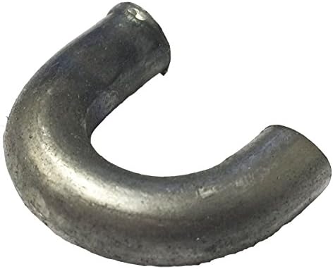 3/8" steel chain half-link weldable DIY project component (1-pack)