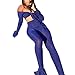 Sprifloral Sexy 2 Piece Glitter Outfits for Women - Off Shoulder Long Sleeve Bow Tie Bandage Crop Top + Bell Bottoms Sets