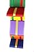 Jacobs Ladder - Pack Of 6 Classic Colorful Wooden Toy Ladders