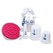 Sleep & Wellness Premium Anti Cellulite Cupping Set with Remover/Massager Brush Mitt - COMPLETE Cellulite Removal Treatment (4 Cups + 1 Brush) by Omni Essence Health