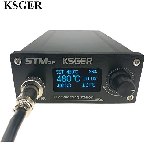 KSGER DIY Soldering Station OLED T12 ILS Electronic Iron Tools STM32 2.1S Temperature Controller Knob Stand Holder 220V Welding Tools
