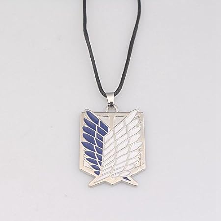 Amazon Hf 進撃の巨人 調査兵団マーク 編み込み 革ひも ネックレス プレゼント 男女用 コスプレ対応 並行輸入品 アニメ 萌えグッズ 通販