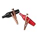 DROK 20pcs Insulated Alligator Clips Electrical Large - 1.77 inch/45mm 10A Pure Copper Alligator Clips for Multimeter