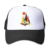 Waldeal Boys Girls Mountain Bear Colorful Toddler Cool Snapback Cap Baseball for Kids