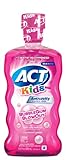 ACT Kids Anticavity Fluoride Mouthwash, Bubble Gum Blow Out , 18-Ounce Bottles (Pack of 4)
