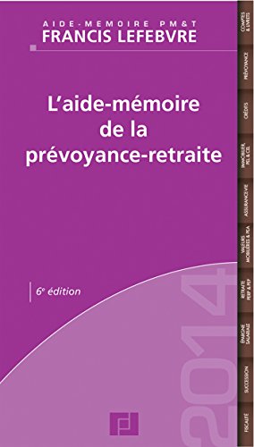 L' aide-mémoire de la prévoyance retraite
