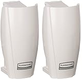 Rubbermaid Commercial Products 1793547 TCell Automated Odor-Controlling Aerosol Air Care System, Fanless, White (2 PACK)