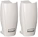 Rubbermaid Commercial Products 1793547 TCell Automated Odor-Controlling Aerosol Air Care System, Fanless, White (2 PACK)
