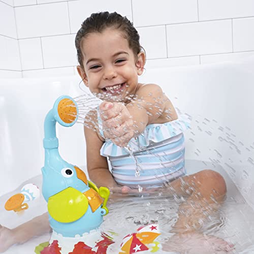 Yookidoo Baby Bath Elephant Sprayer Toy Set EleFountain Sprinkler Water Show Features 3