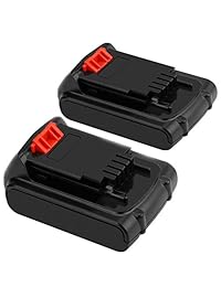 Creabest LBXR20 LBXR20 LBX20 LBXR2020-OPE LBXR20B-2 LB2X4020-2 LBX4020 - Batería de iones de litio (2 unidades, 20 V, 2500 mAh)