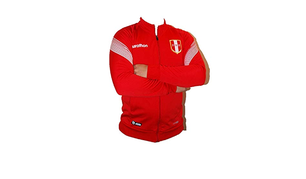 Amazon.com: Perú - Chaqueta de fútbol para hombre, color rojo, L : Ropa,  Zapatos y Joyería