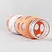 Lifefactory 22-Ounce BPA-Free Glass Water Bottle with Leakproof Cap and Silicone Sleeve, Orange