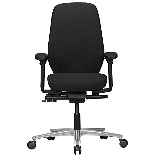 Amstyle-Sedia-da-ufficio-Oskar-con-rivestimento-in-tessuto-design-nero-con-meccanismo-di-sincronizzazione-e-braccioli-regolabili-girevole-ergonomica-120-kg