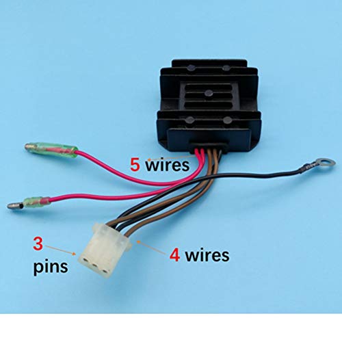 Tuzliufi Replace Voltage Regulator Rectifier Kawasaki Personal Watercraft PWC JS750 750 SX Sxi Pro 743cc JS800 SX-R 781cc 21066-3709 1992 1993 1994 1995 1996 1997 1998 1999 2000 2001-2011 New Z365 - Thumbnail 2