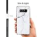 TORRAS Galaxy Note 8 Case, Note 8 Marble Case, Slim Fit Soft Flexible TPU Glossy Marble Design Case Cover for Samsung Galaxy Note 8(2017), White Black