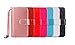 Valentoria Premium Vintage Leather Wallet Case Magnetic Detachable Slim Back Cover Card Holder Slot Wrist Strap (Gold)