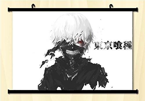 AniplusHome Japanese Anime Tokyo Ghouls Kaneki Ken Poster Wall Scroll 23.6 X 17.7 Inches 016