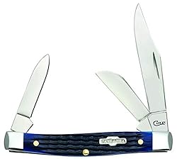CASE XX WR Pocket Knife Navy Blue Medium Stockman