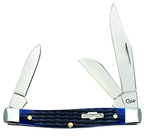 CASE XX WR Pocket Knife Navy Blue Medium Stockman
