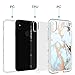 BAISRKE iPhone Xs Max Case, Shiny Rose Gold Marble Heavy Duty Hybrid 3-Layer Full-Body Protect Case Cover for iPhone Xs Max [6.5 inch] - White
