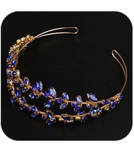 JWICOS Diadema De Cristal Con Diamantes De Imitación Para Mujer, Tocados De Novia Hechos A Mano Para Novias, Flores, Niñas, Accesorios Para El Cabello De Boda Para Baile De Graduación, Fiesta