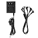 Neewer Pedal Power Supply Adapter 9V DC 1A Tip Negative 5 Way Daisy Chain Cables for Effect Pedal