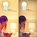 Smart Bulb,Nexlux Sunrise Wake-Up WiFi Lights,Cellphone Control Color Tunable Soft,Cool White,RGB Led Light Bulb 6.5W(60W Equivalent),Compatible with Alexa and Google Assistant